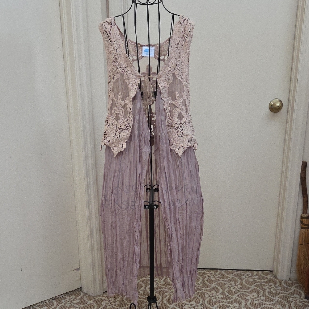 Romantic Crochet Vest